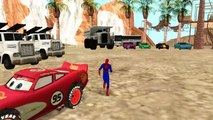 Şimşek McQueen Örümcek Adam İle İtfaiye Arabasını Sürüyor (Çizgi Film Tadında Türkçe Dubla