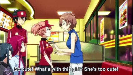 Devil is a part timer funny moment (Chi chan)