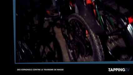 Espagne : Des militants radicaux montent au créneau contre le tourisme (vidéo)