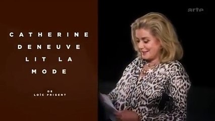 Catherine Deneuve interprète les tweets de Loïc Prigent