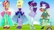 Wrong Heads MY LITTLE PONY Equestria Girls Sunset Twilight Finger Family Song Nursery Rhymes