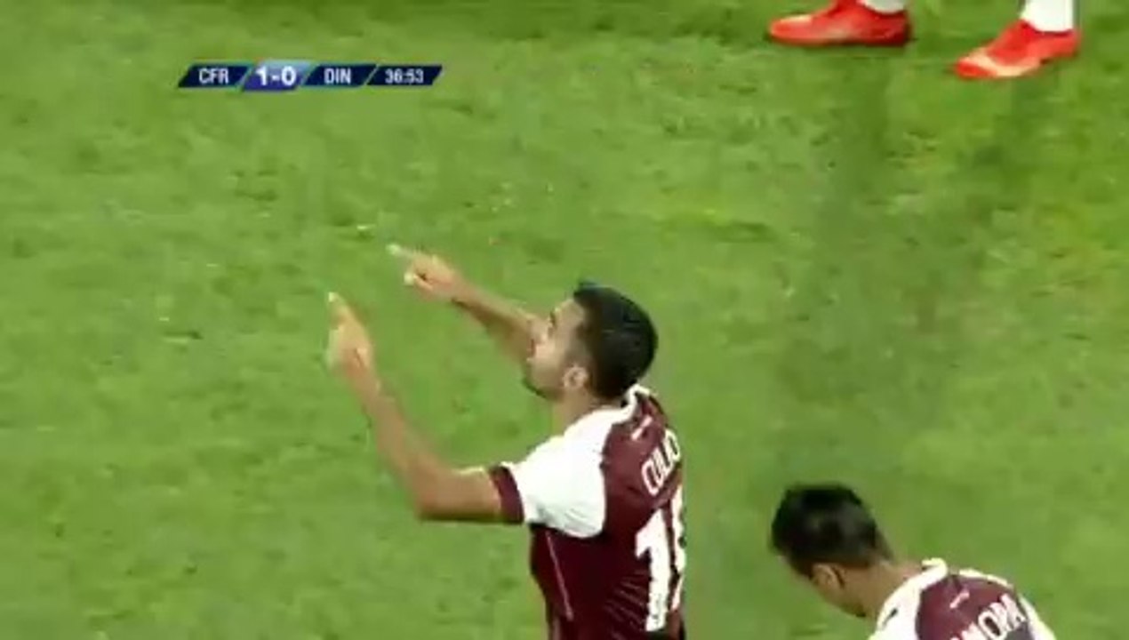 Culio E. (Penalty) Goal HD - CFR Cluj	1-0	Din. Bucuresti 10.08.2017