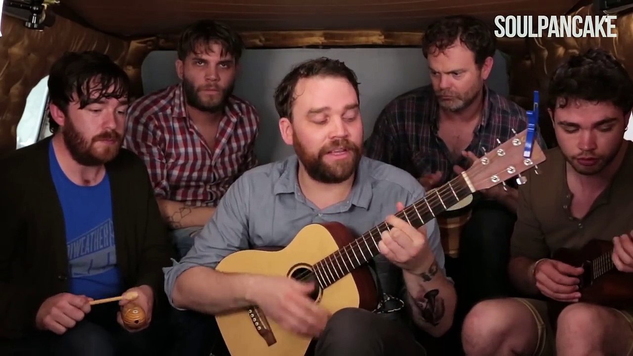 Frightened Rabbit & Rainn Wilson Jam in the Van! ~  Metaphysical Milkshake