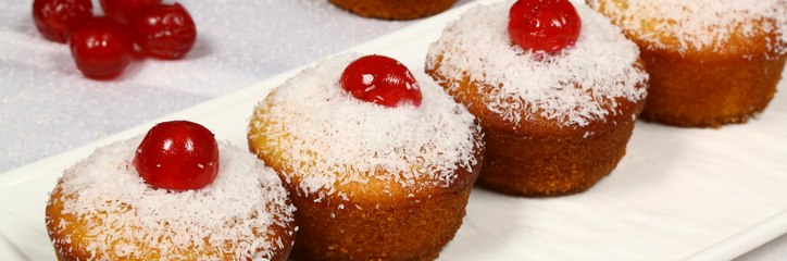 كب كيك البسبوسة، تعلمي الطريقة بالفيديو