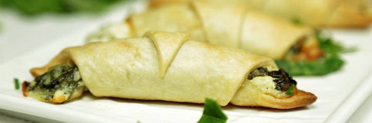 بالفيديو، وصفة رولز السبانخ والجبنة