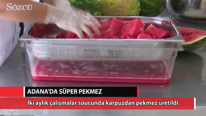 Adana'da 'Süper Pekmez'