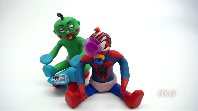 Baby Snow White Magic Apple Movie Baby Hulk Doctor Play Doh Animation Kids Stop Motion Video