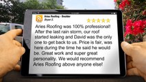 Boulder Roof Repair – Aries Roofing - Boulder Terrific Five Star Review