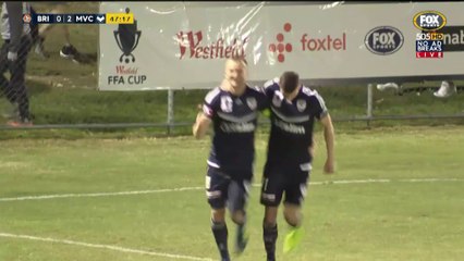 0-3 Besart Berisha GOAL - Brisbane Roar 0-3 Melbourne Victory 09.08.2017 [HD]