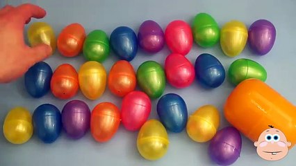 26 Disney Alphabet Surprise Eggs Play Doh - Learn the ABC with Your Favorite Charers
