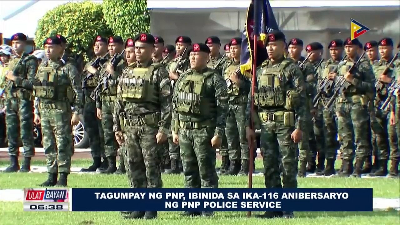 Tagumpay ng PNP, ibinida sa ika-116 Anibersaryo ng PNP Police Service