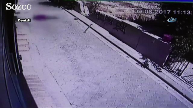 Dolap takarken ikinci kattan düştü