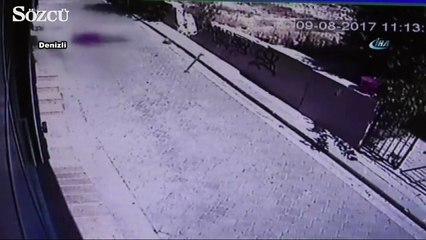 Dolap takarken ikinci kattan düştü