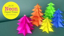 Un et un à un un à bricolage Comment faire faire papier à Il arbre tutoriel Noël 3D