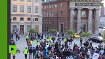 Suède : trois blessés dans une attaque des extrémistes contre une manifestation de réfugiés afghans
