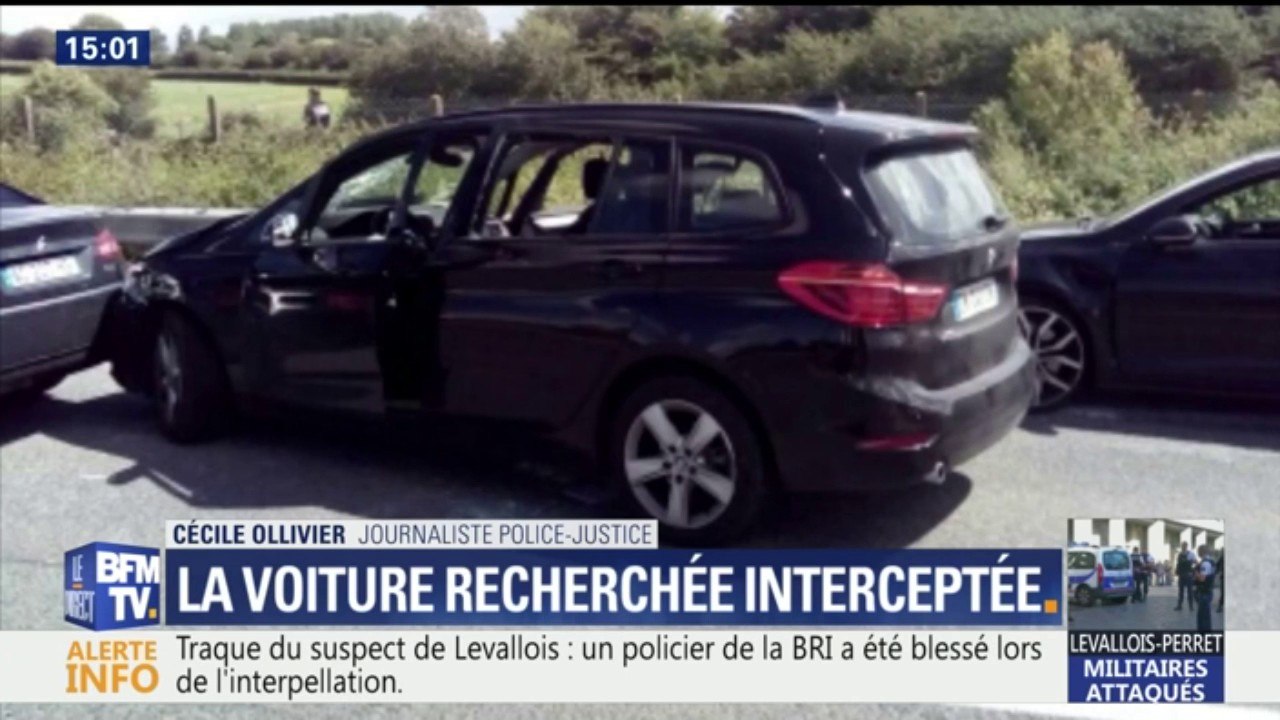 La voiture qui a percuté des militaires à Levallois-Perret a été interceptée