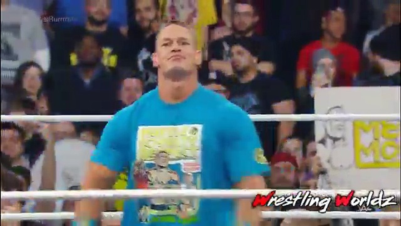 Brock Lesnar vs John Cena vs Seth Rollins Highlights-WWE World Championship Match_ Royal Rumble 2015