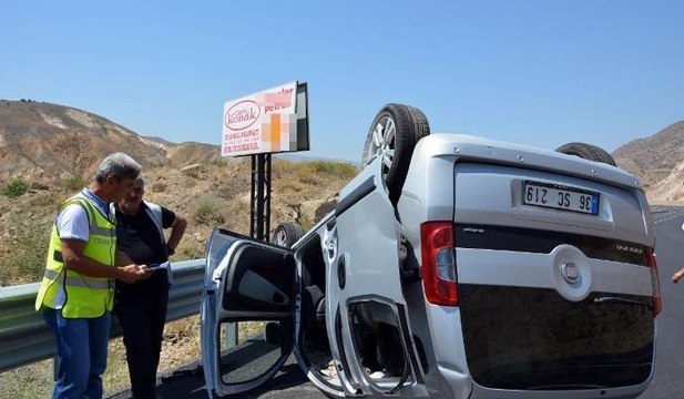 Köpeğe çarpmamak için direksiyonu kıran sürücü takla attı: 6 yaralı