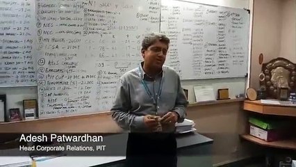 Adesh Patwardhan, Head - Corporate Relation, I²IT