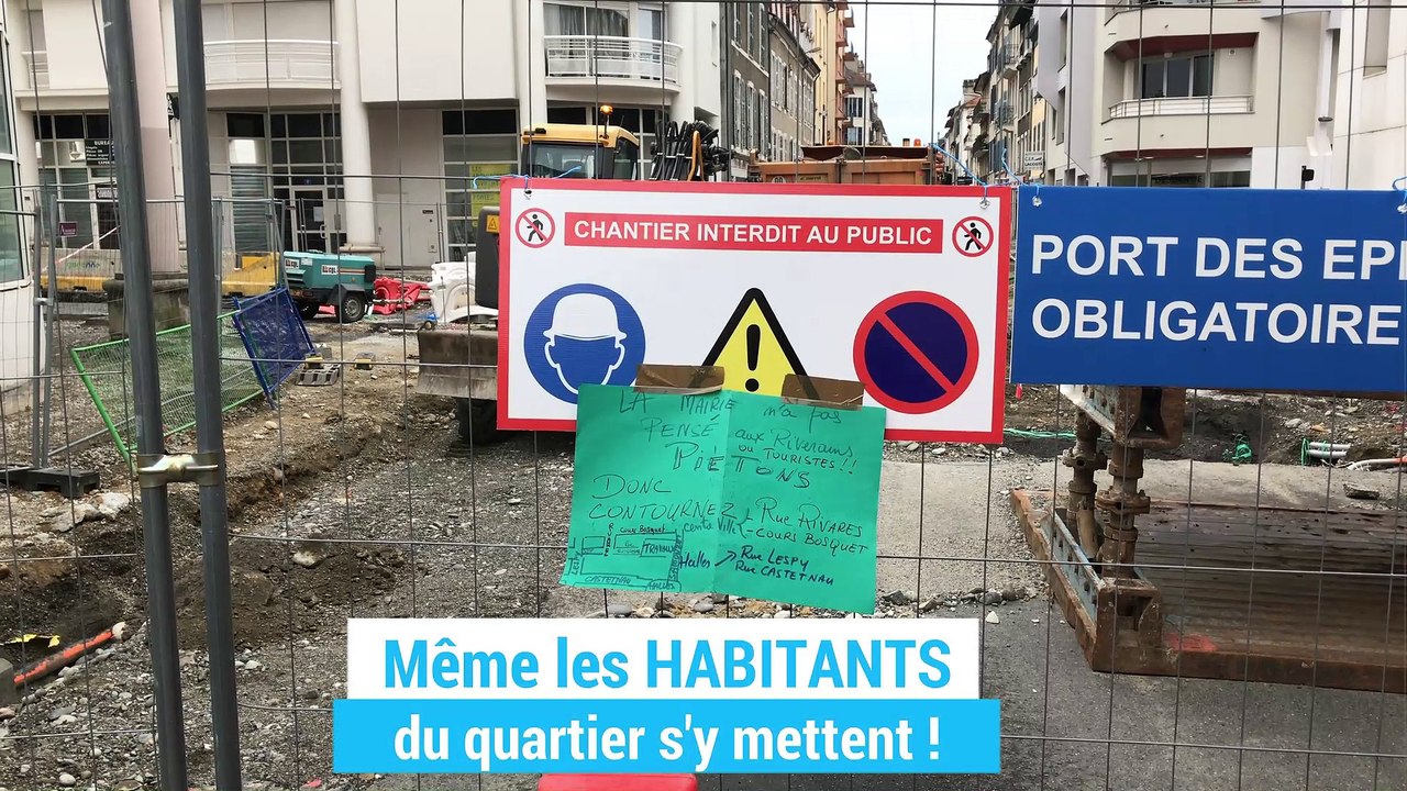 Pau : le casse-tête du chantier place d'Espagne