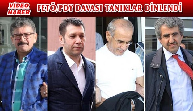 (9 Ağustos 2017) FETÖ/PDY DAVASI TANIKLAR DİNLENDİ