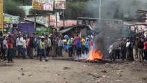 Seçim Sonuçlarını Protesto Eden Muhalefet Destekçilerine Polis Müdahalesi