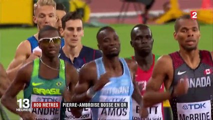 Pierre-Ambroise Bosse, champion du monde du 800m