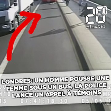 Londres: Un homme pousse une femme sous un bus, la police lance un appel à témoins