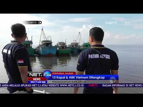13 Kapal beserta ABK nya DItangkap Petugas karena Mengambil Ikan di Laut Indonesia - NET24