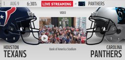 Live Stream Houston Texans Vs Carolina Panthers (HD)