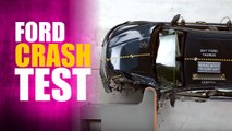 2017 Ford Taurus small overlap IIHS crash test