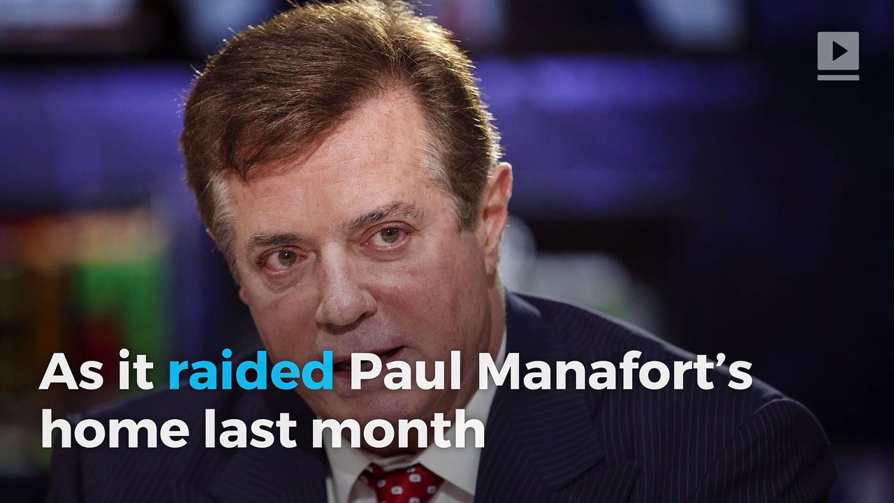 The FBI raided Paul Manafort's house