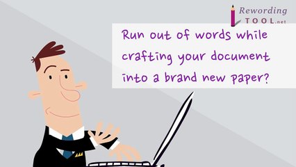 Our Rewording Tool in Action