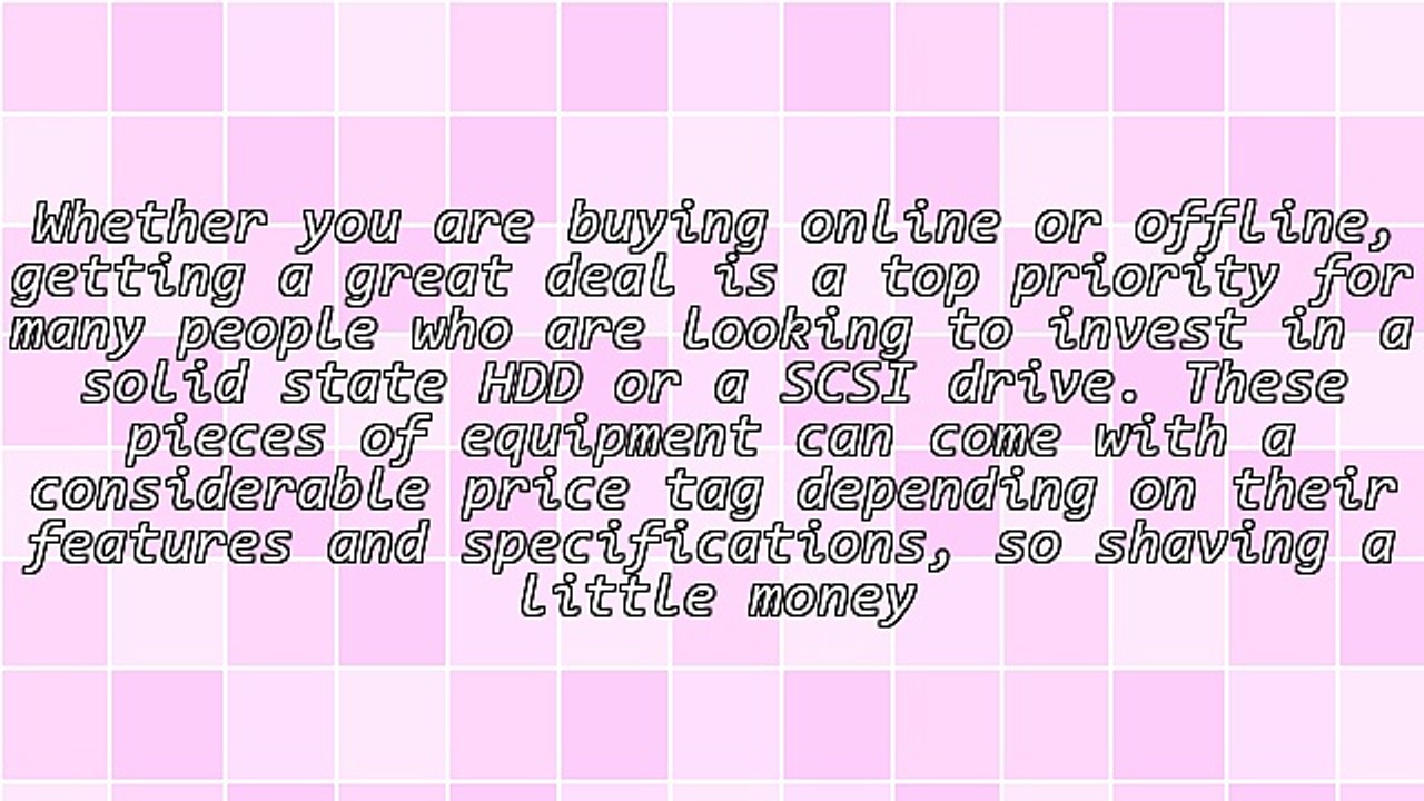 Finding the Best Price for a Solid State Hard Disk Drive
