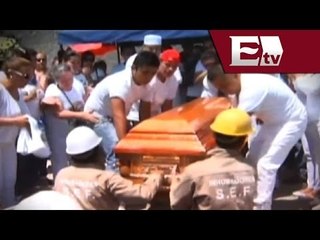 El pleno sepelio de Jerzy Ortiz, una de las víctima del bar Heaven, se desata la trifulca