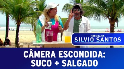 Câmeras Escondida - Suco + salgado