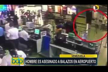 Venezuela: pasajero es asesinado a balazos en aeropuerto