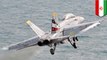 Iranian drone nearly crashes into U.S. Navy fighter jet