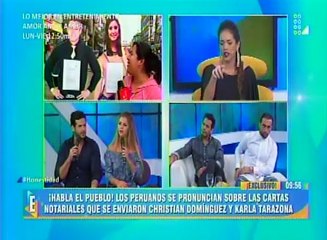 Brunella Horna y Joselito se enfrentaron por Christian Domínguez