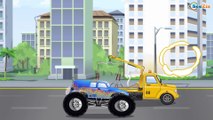 CAMION MONSTRUO Coches Para Chicos ROAD RIPPERS CAMION - Dibujo animado de coches