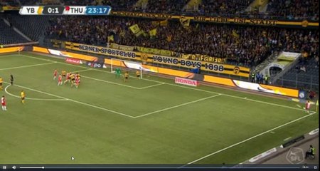 Roy Gelmi Goal - Young Boys vs Thun 0-2 09.08.2017 (HD)