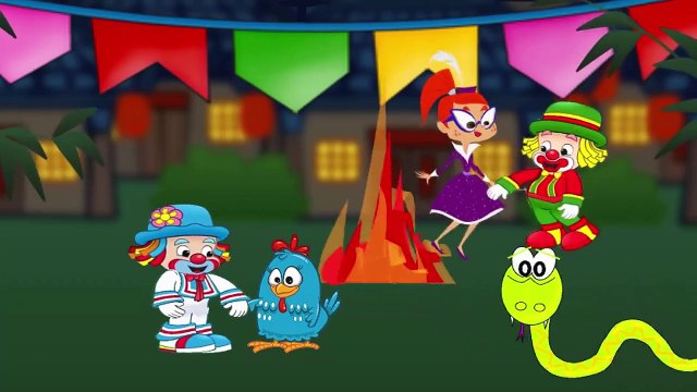 GALINHA PINTADINHA FESTA JUNINA COM PATRULHA CANINA PATATI PATATÁ E MISS MOON