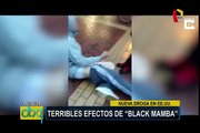 Muestran terribles efectos de la nueva droga “Black Mamba”
