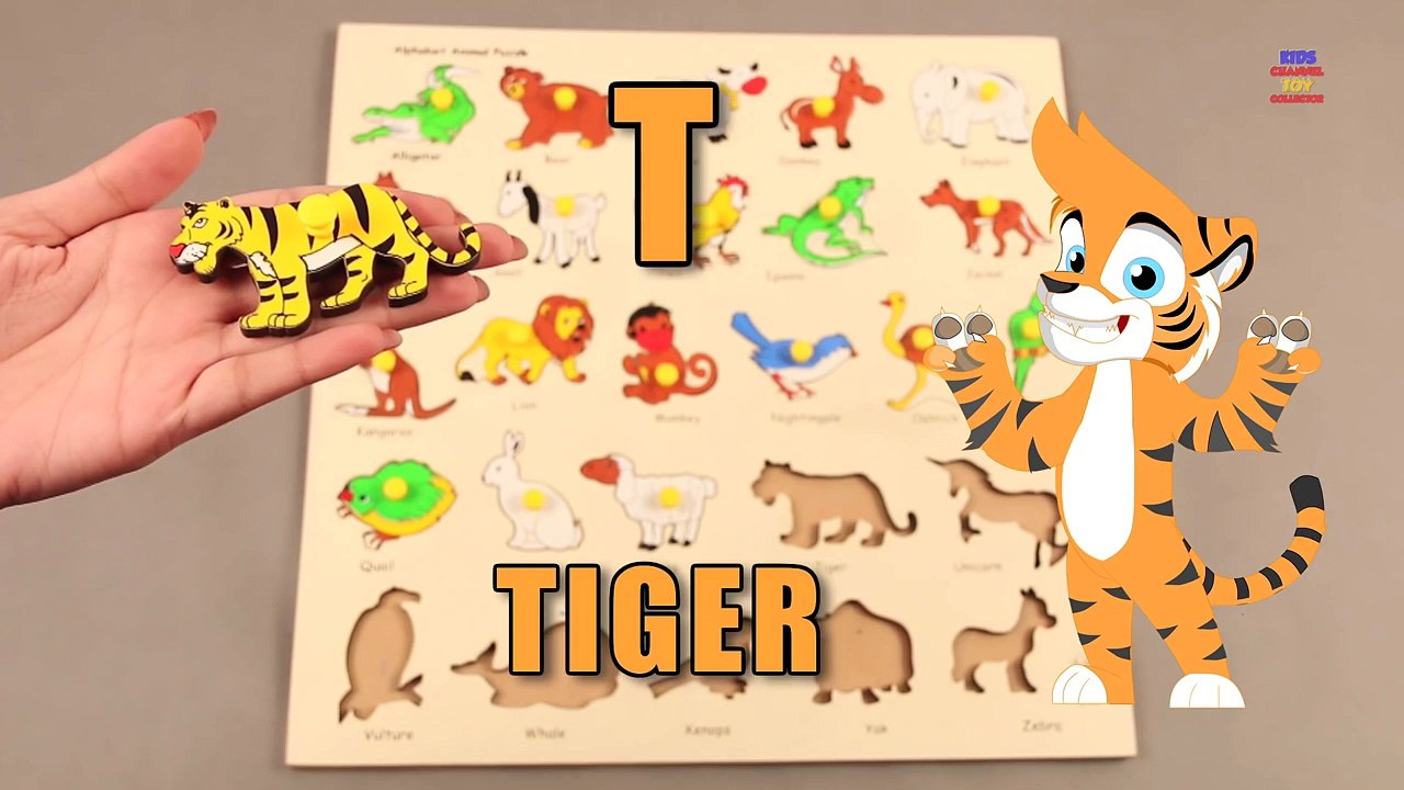 Learn A To Z Alphabets With Animals For Kids |...