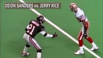 Jerry Rice vs. Deion Sanders Head-to-Head Highlights- The GOAT vs. Prime Time - NFL - USA SPORTS