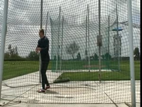 Athlé lancer disque Gerd Kanter entraînement