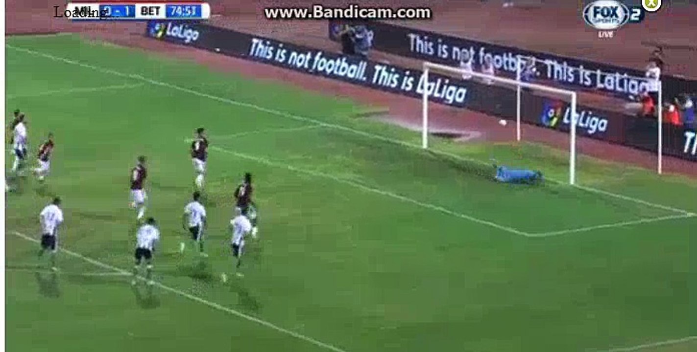 Penalty GOAL -AC Milan 1-1 Real Betis 09.08.2017
