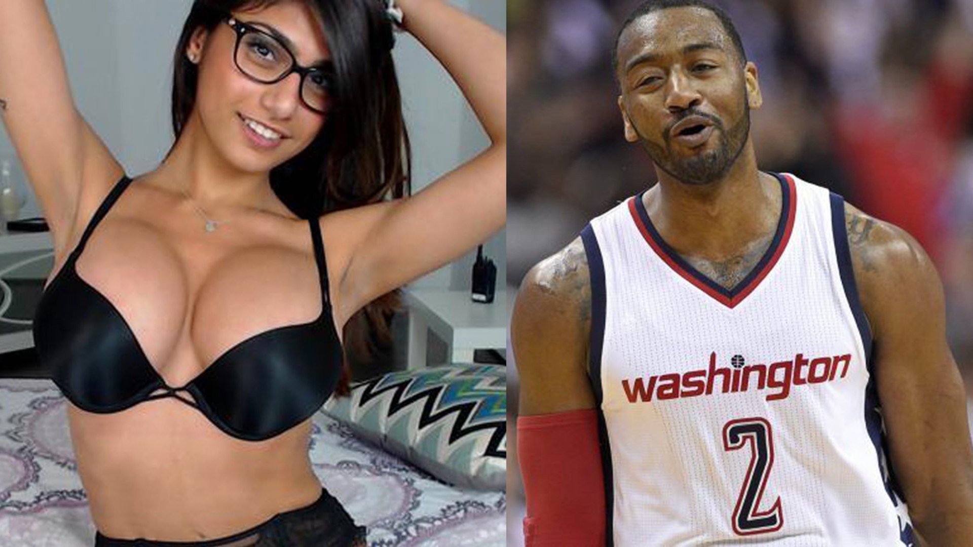 Mia Khalifa Basketball Porn Video - Porn Star Mia Khalifa Uses Her Boobs to Give John Wall a \