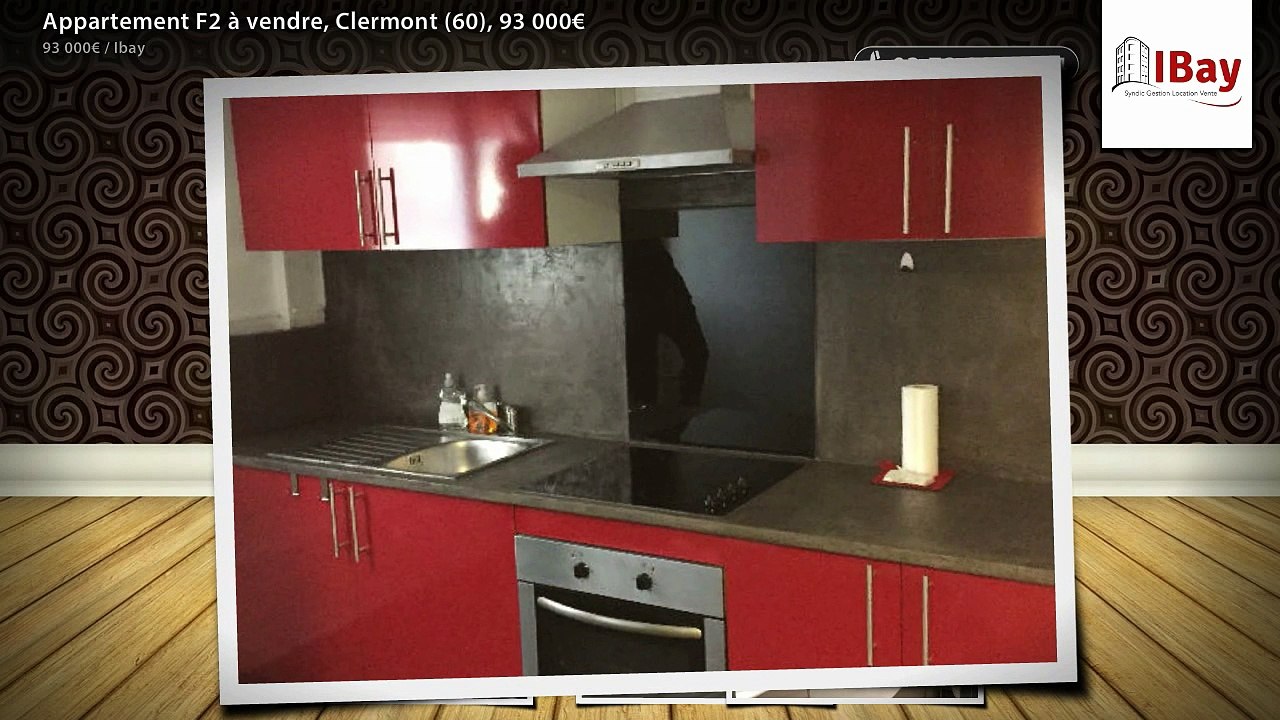 Appartement F2 à vendre, Clermont (60), 93 000€