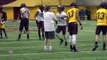Coach Fleck Micd Up: 2017 Gopher Football Spring Practice #1